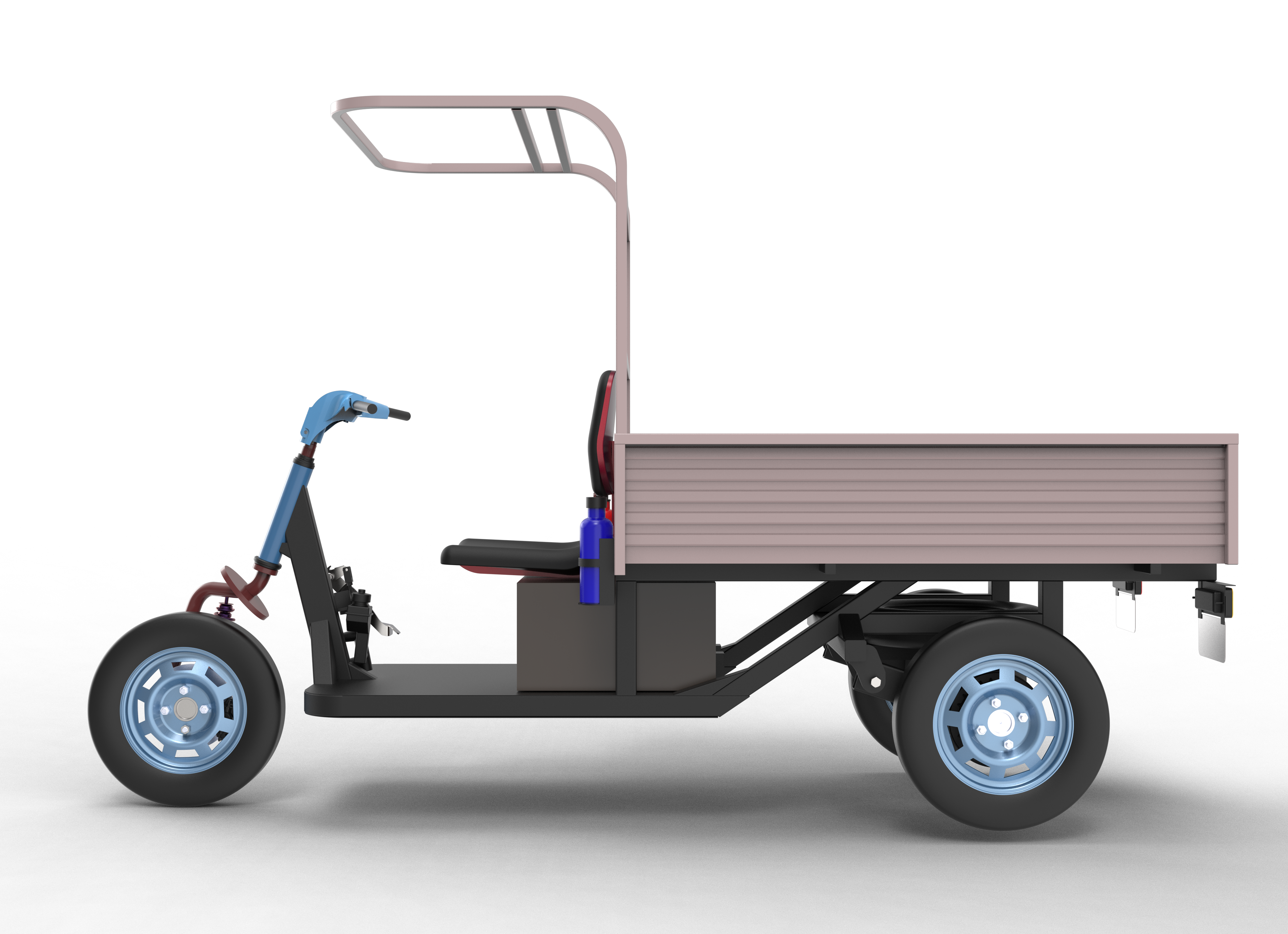 Koios Engineering Solutions render L3 - LOADER RIKSHAW ASSEMBLY 